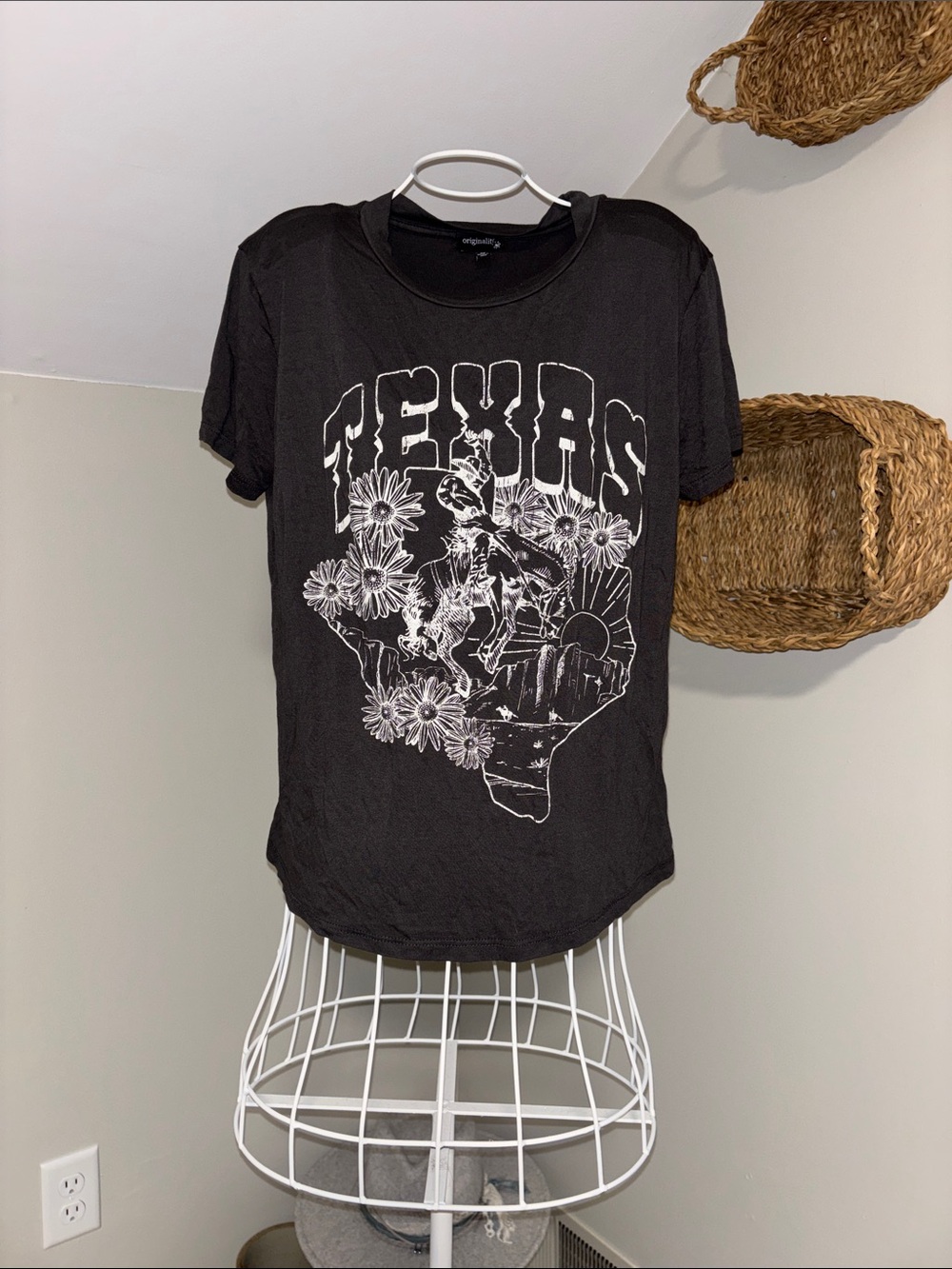 Texas Graphic Short Sleeve Tee - Black